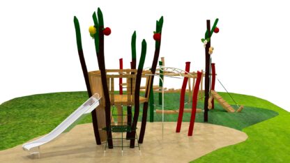 Spielanlage 'Mikadoturm 2.0_Apfel' – Bild 2