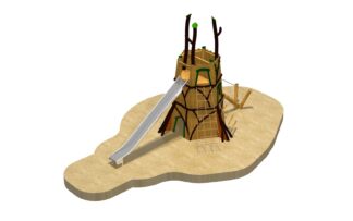 Spielanlage 'Baumstumpf Dick'