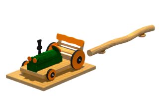 Wackeltraktor mit Hänger