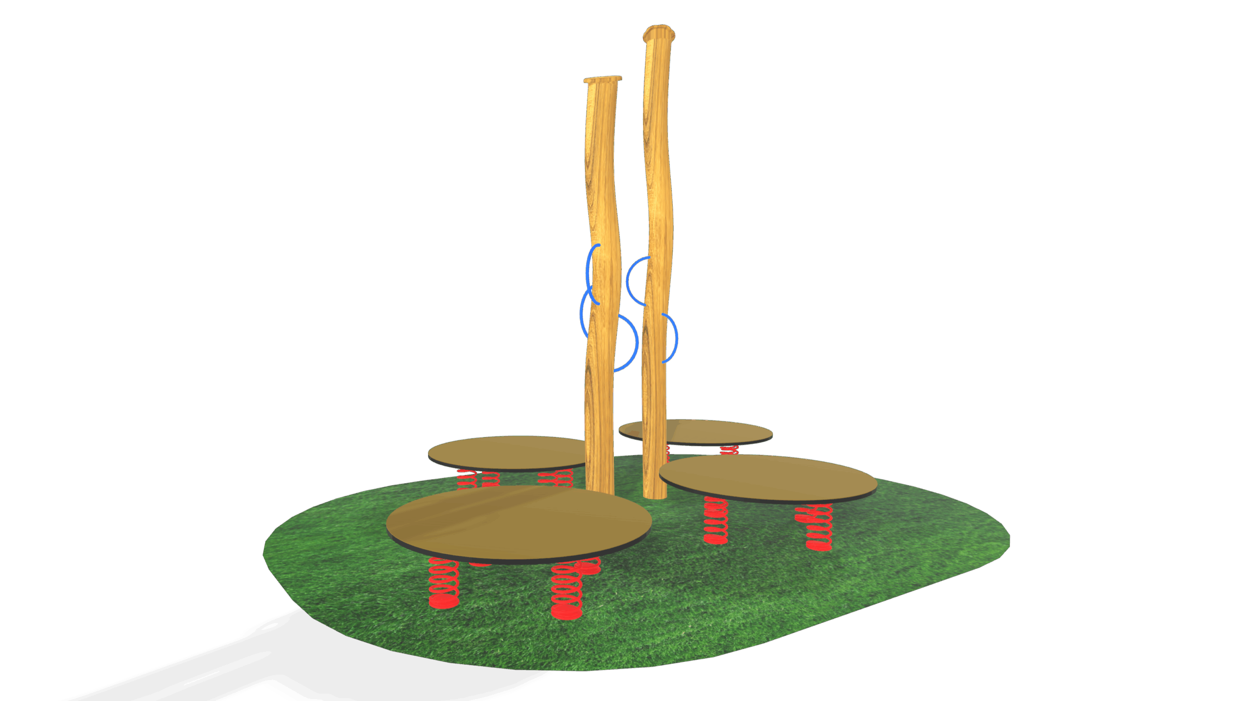 Wackelplattenkombi 4er 1 Wackelplattenkombi 4er